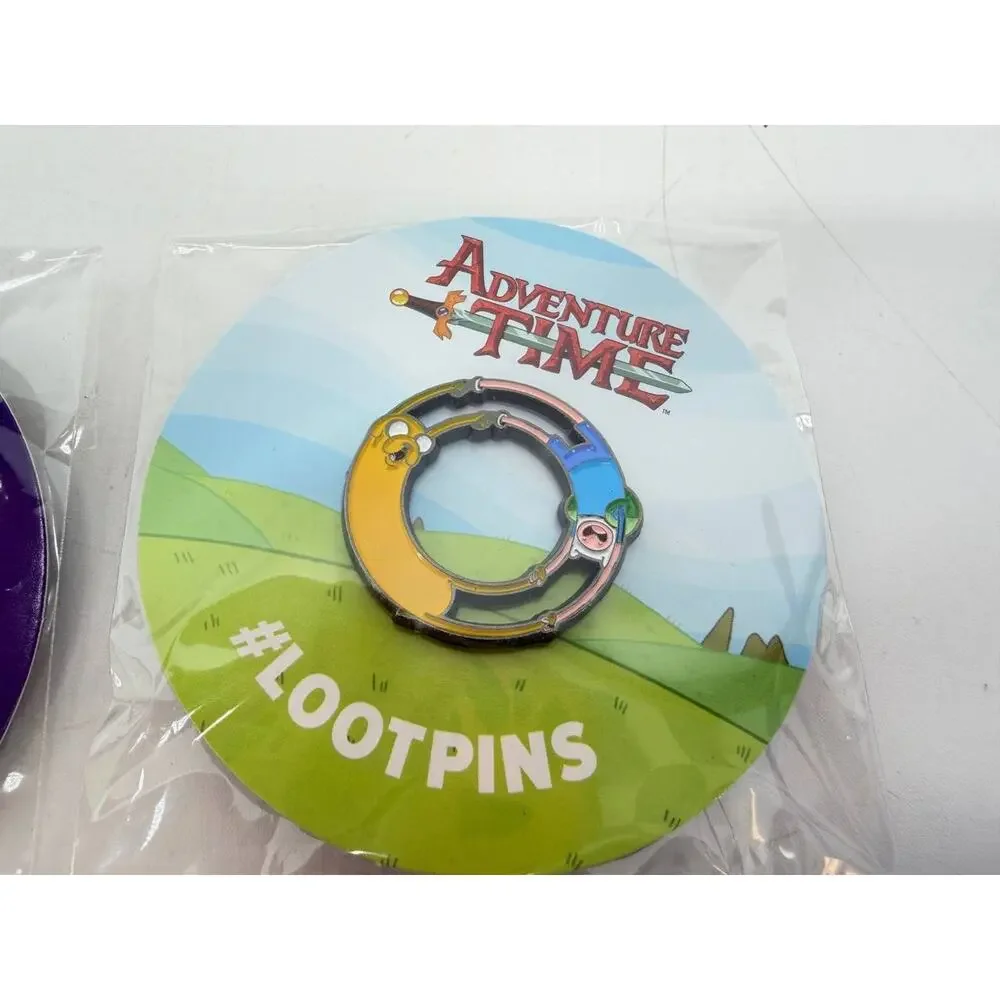 Loot Crate Enamel Pin Lot Adventure Time Courage Bob's Burgers Galaga New